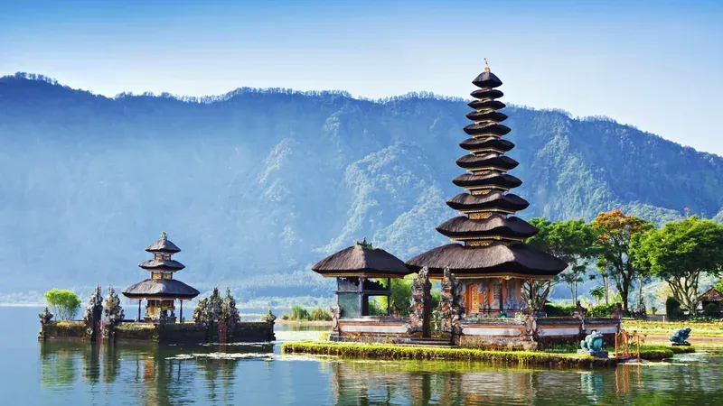 Beautiful landscape of Bali Indonesia